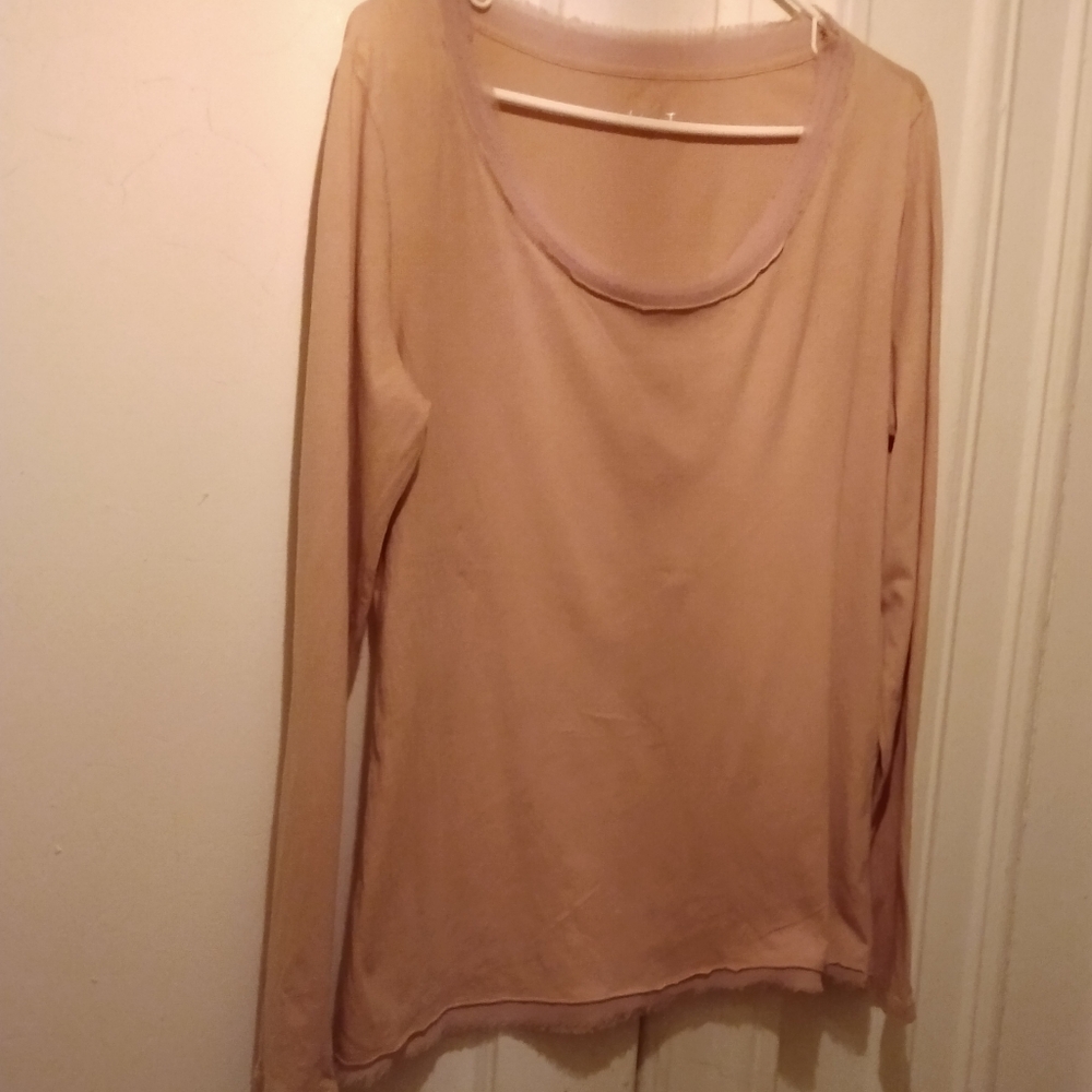 LOFT beige blouse - Picture 5 of 6